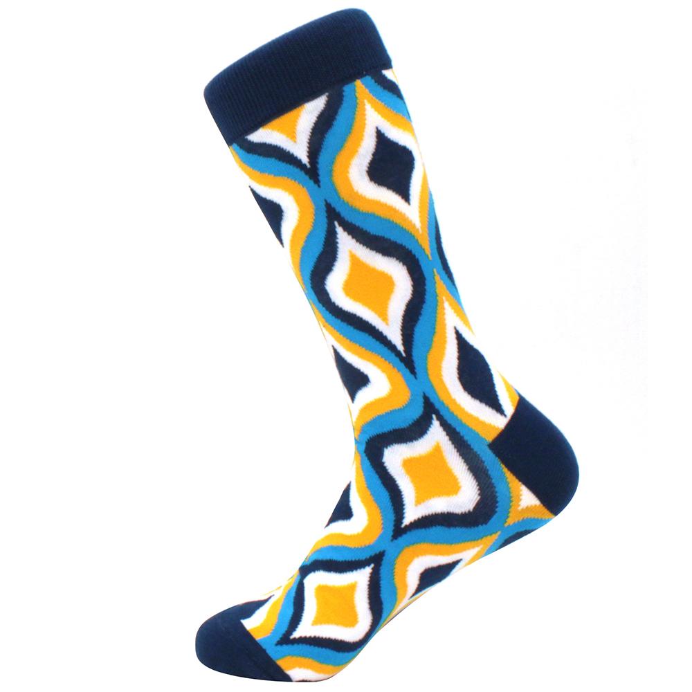 Calcetines de invierno coloridos para hombre algodón peinado suave de llevar cálidos Divertidos Felices hombre mujer calcetines largos Calcetines de hombre vestido de negocios