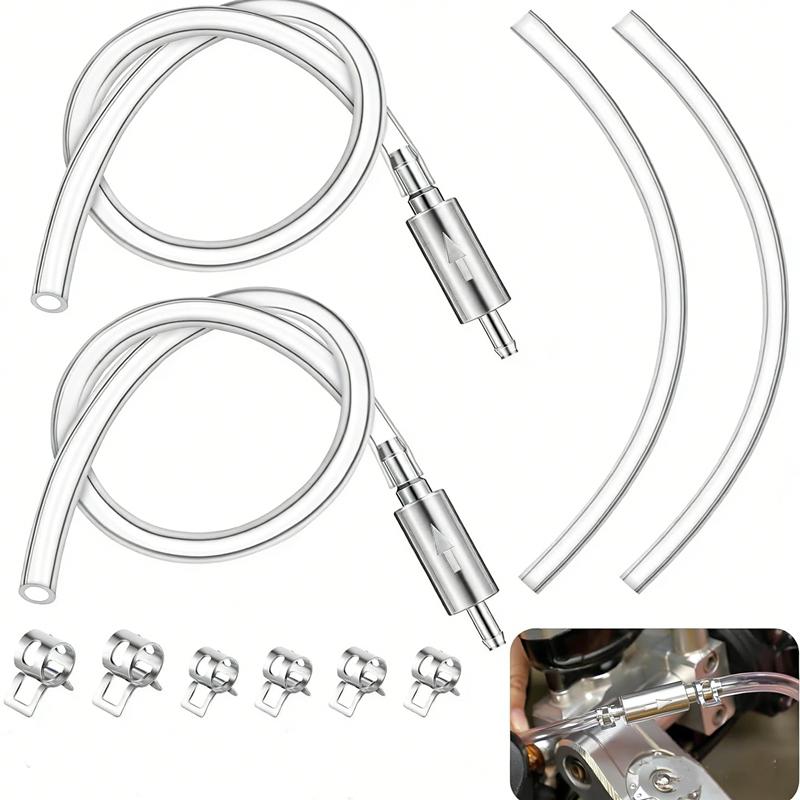 Manual Fluid Extractor Pump, Motorcycle Brake Bleeder Kit, One-Way Check Valve Hydraulic Brake Clutch Bleeding Tool, with Alumin