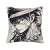 Luffy Anime Square Pillow Case Cushion Covers Awesome Polyester Decorative Throw Pillow Case Cover for Home x