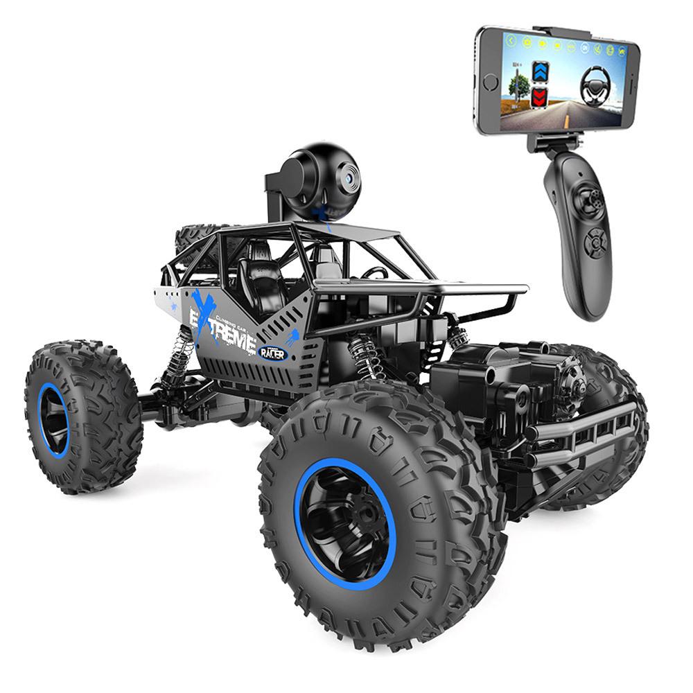 1:16 Alloy Toy Climbing Off-Road Remote Control Car Mobile Phone Wifi Control Camera Video Remote Control Camera Car