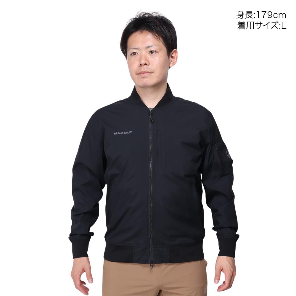 Utility Bomber Jacket AF Men Asian for Men [Mammut] 1012-00660 Black, Fit,