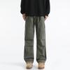 Mao Ren Men's Casual Straight-Leg Workwear Pants