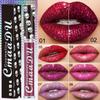 8 Farben Matt Lipgloss Sexy Totenkopf Lippenstift Set Totenkopfkopf Langlebig Wasserdicht Samt Lipgloss Flüssiger Lippenstift
