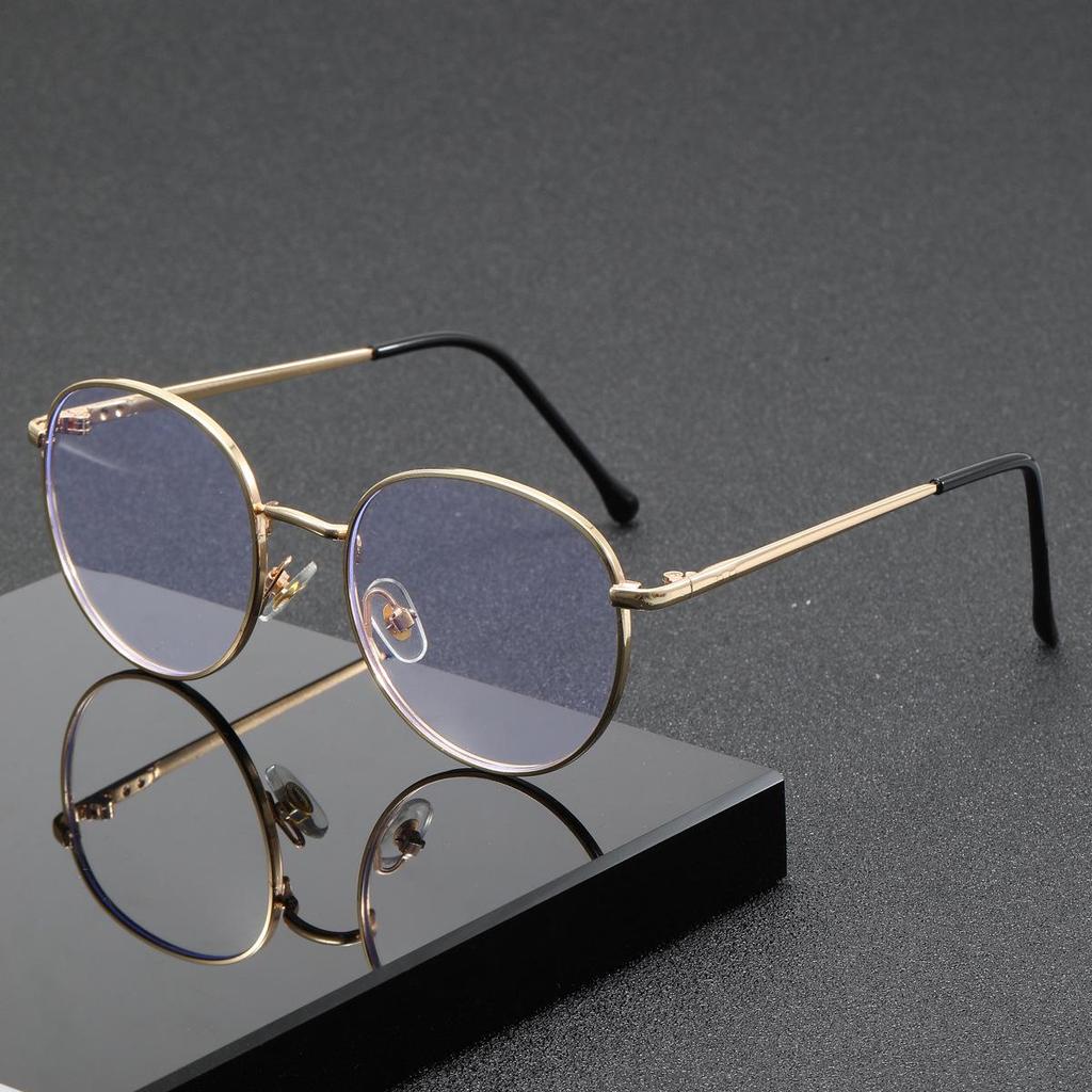 Men's Retro Oval Sunglasses - Cool Small Round Frame Driving and Groomsmen Glasses