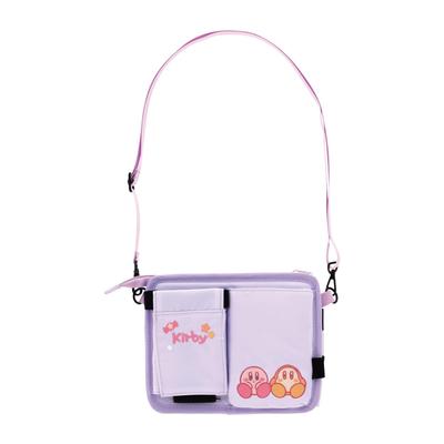 Marushin Carry Case Drink Nintendo Kirby Travel Companion Shoulder Bag with Drink Holder and 4585030900 Holder, Pocket,