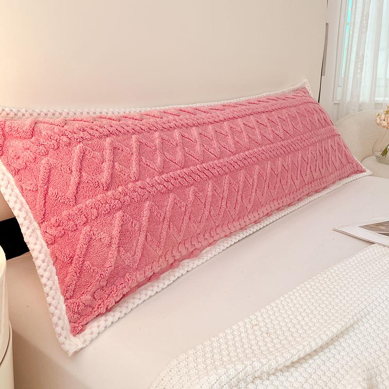 120/150/180cm Long Plush Pillowcase Soft Warm Velvet Bedding Body Pillow Cover Home Decor Large Couple Flannel Pillow Case (no Core)