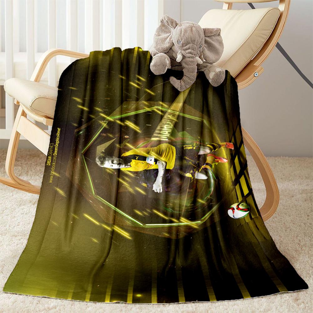 Stoke City Football Player Celebration Blanket Warmthful Decor Great for Bed Bedding Sofa Four Seasons Multipurpose Modern
