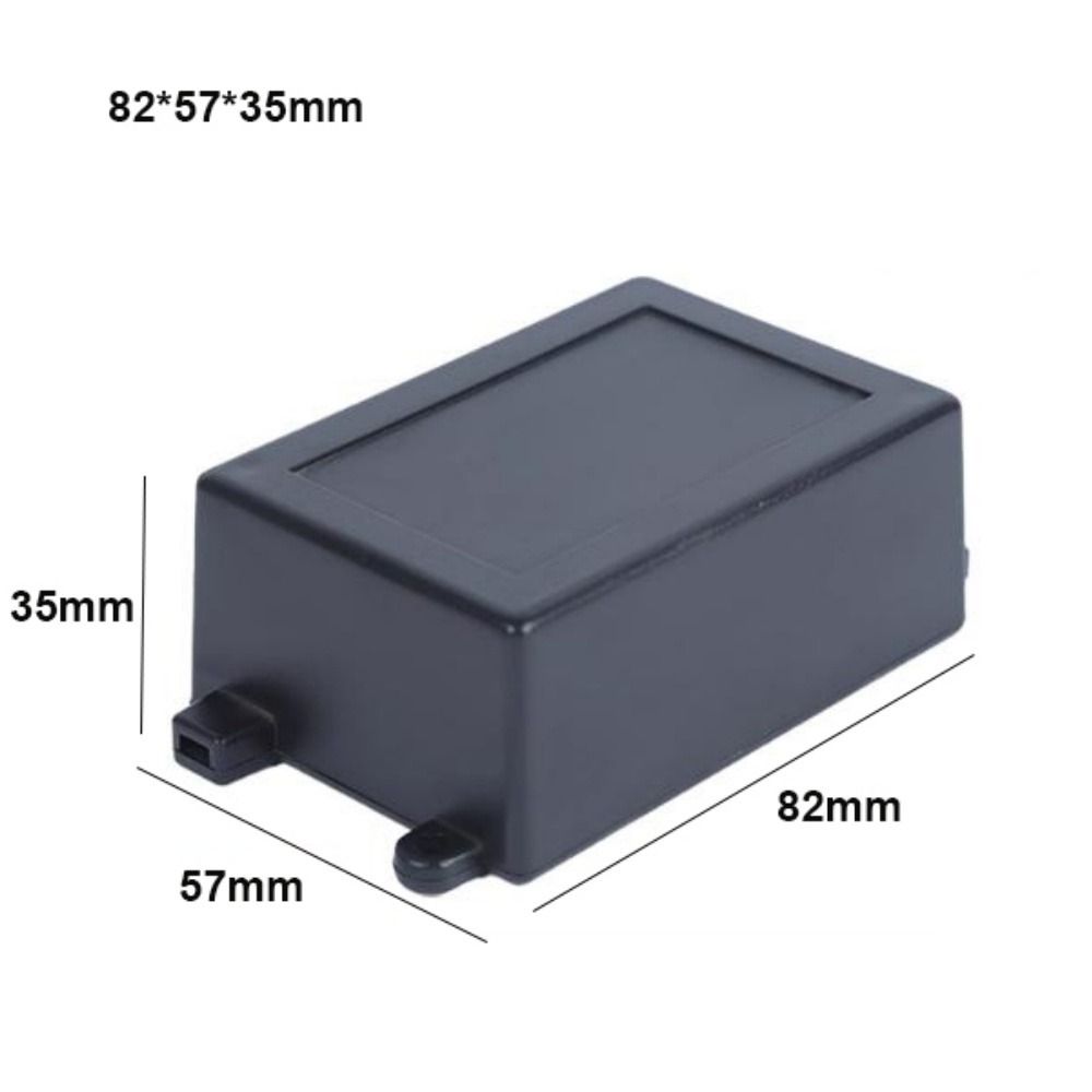 White Black Storage Case ABS Plastic Housing Instrument Case  Electronic Supplies