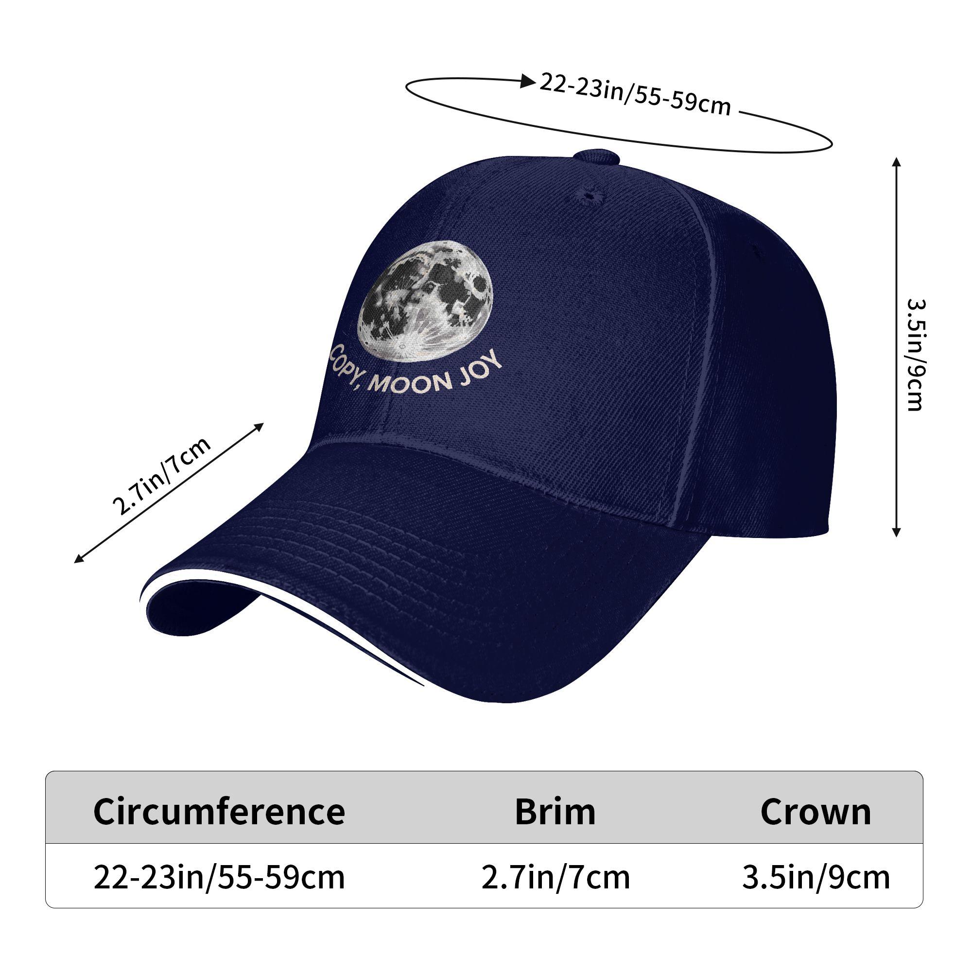 

Copy Moon Joy Sun Baseball Cap Summer Street Style Trucker Hat For Couple Women Hiking Fishing Snapback Cap One Size темно-синього кольору