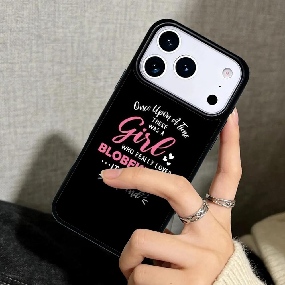 Capa Case for iPhone 17 Air 16 Pro Max 15 Plus 11 13 Mini 14 12 Back Phone Cover Cute Blobfish