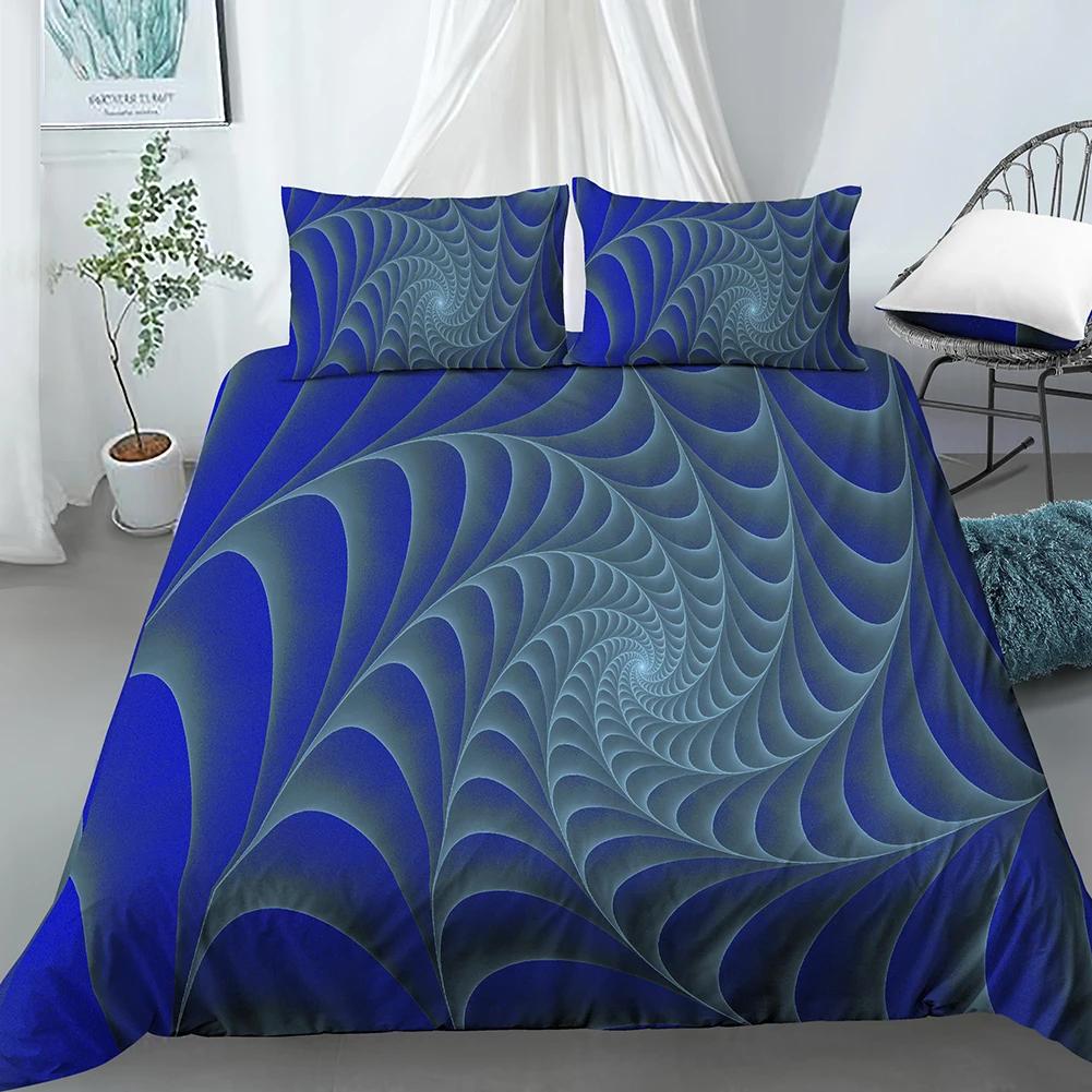 Geometric Duvet Cover Set King Size White Gold Shade Bohemian Bedding Set Soft Quilt Cover with Pillowcase Twin Comforter Cover