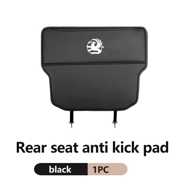 Car Logo Seat Backrest Storage Bag Anti-kick Pad Protection Mat Interior Accessories For Vauxhall Vivaro Corsa VXR8 Insignia