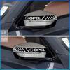 2Pc Car Rear View Mirror Sticker Auto Door Rear View Mirror 3D Sticker Decal For Opel Astra H G J Insignia Mokka Zafira Corsa Vectra B C D
