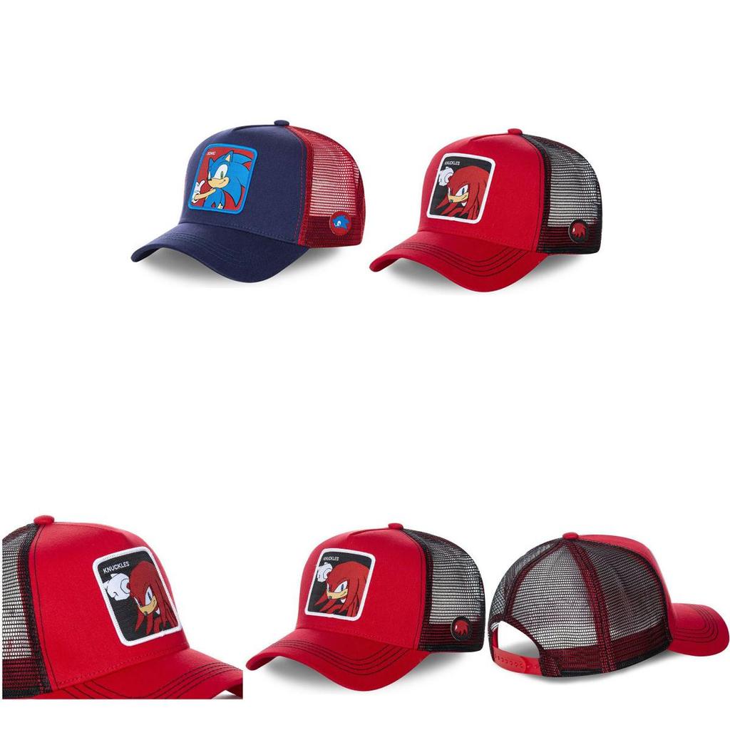 Sonic The Hedgehog Embroidered Baseball Cap High-quality Cotton Stretchable Unisex