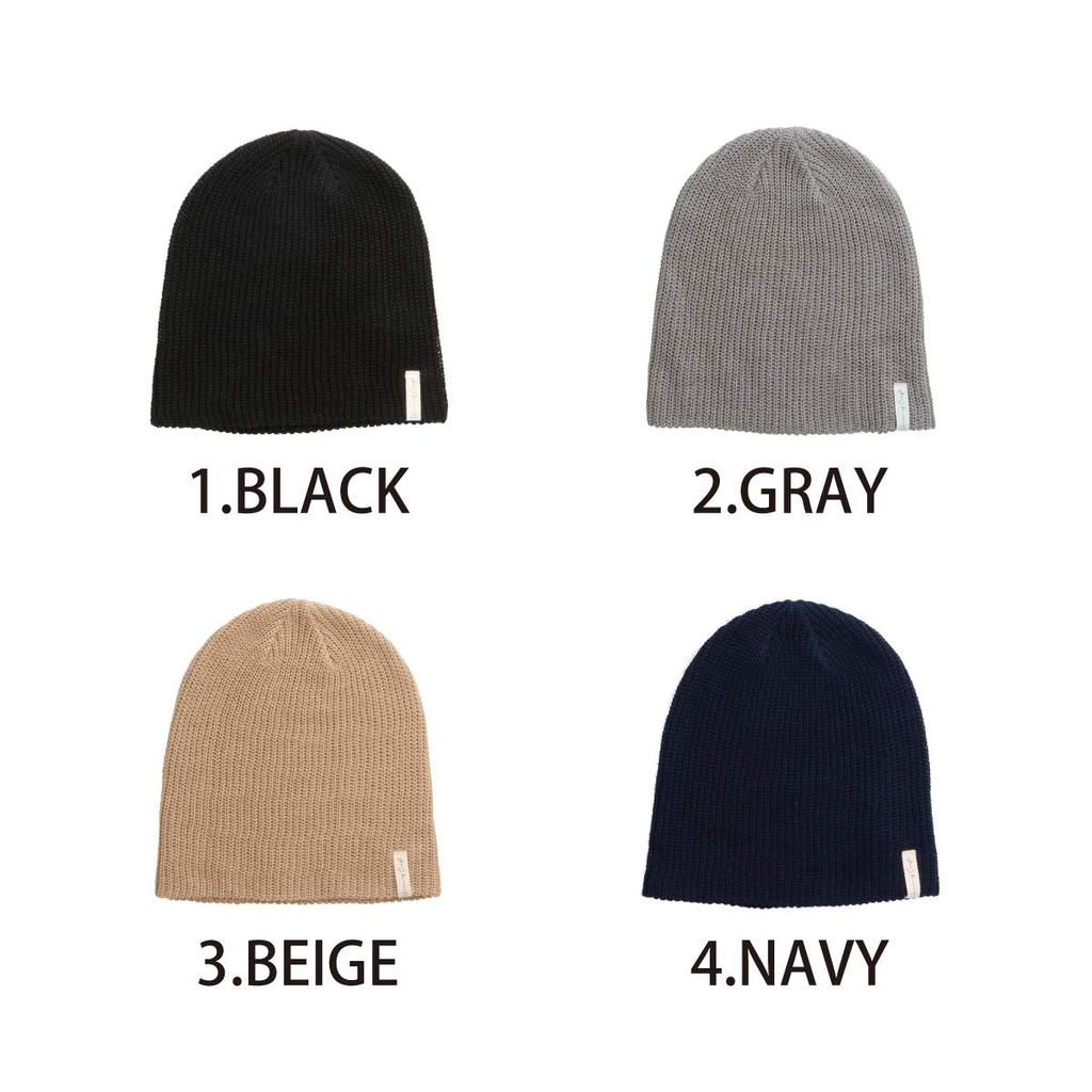 BASIQUENTI Linen Big Hemp Knit One Size Fits and Beige Beanie, Hat, All, Women's Men's,