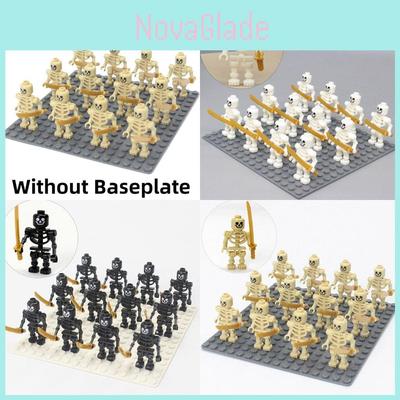 Durable Lojo Skull Soldier Building Blocks Diy Ninja Skeleton Army Abs Plastic Material