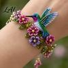 Bead Embroidery Craft Set DIY Beaded Bracelet Making Kit Beginner-Friendly Animal Unique Jewelry Crafting Beadwork for Adults Lovers Weaving