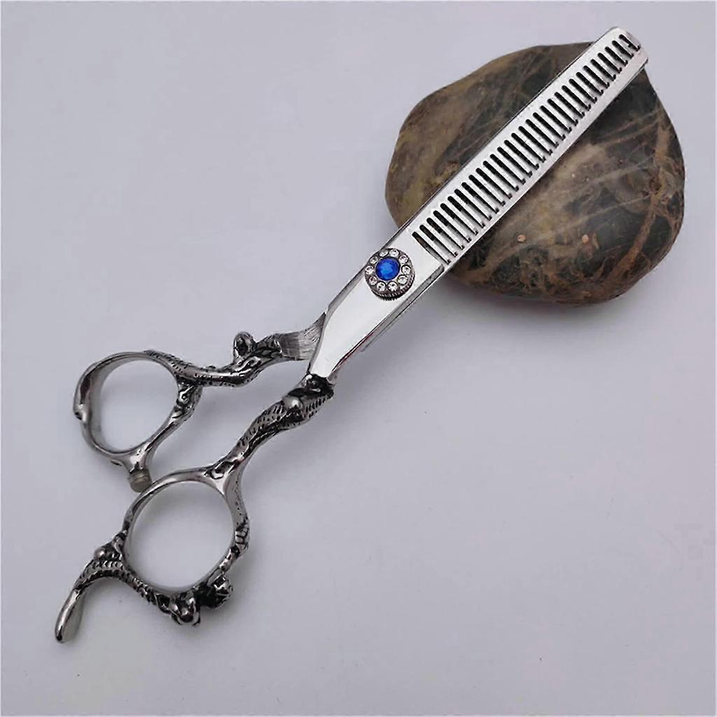 Haarschneidescheren-Set, Japanische 440C Edelstahl 6 Zoll Professionelle Haarschere mit Präzisions-Scharfen Klingen für Salon und Friseur