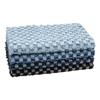 100x145cm Jacquard Denim Checkerboard TasselFabric Hand Wash DIY Bag Coat Clothing Designer Fabric Sewing Cotton Denim Fabric