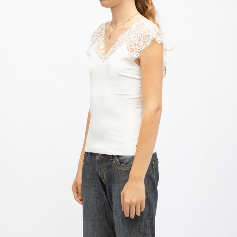 Débardeur brivia épaule en dentelle col V Femme DEELUXE 74