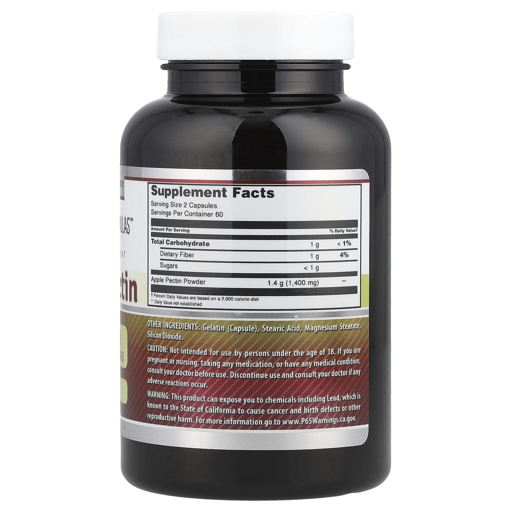 Apple Pectin, 120 Capsules (700Mg per Capsule)