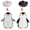 Deformable children U shape Travel Pillows for Airplane Penguins Cushion Plush Toy Neck Pillow for Car Office Nap Headrest