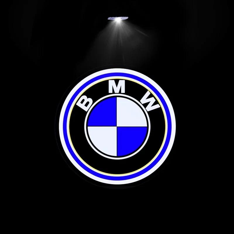 Lâmpada de Boas-Vindas para Porta de Carro Projetor a Laser Logo Sombra Fantasma Luzes Noturnas Para BMW M Power Performance F10 F31 E36 E39 E87 E90 X3 X5