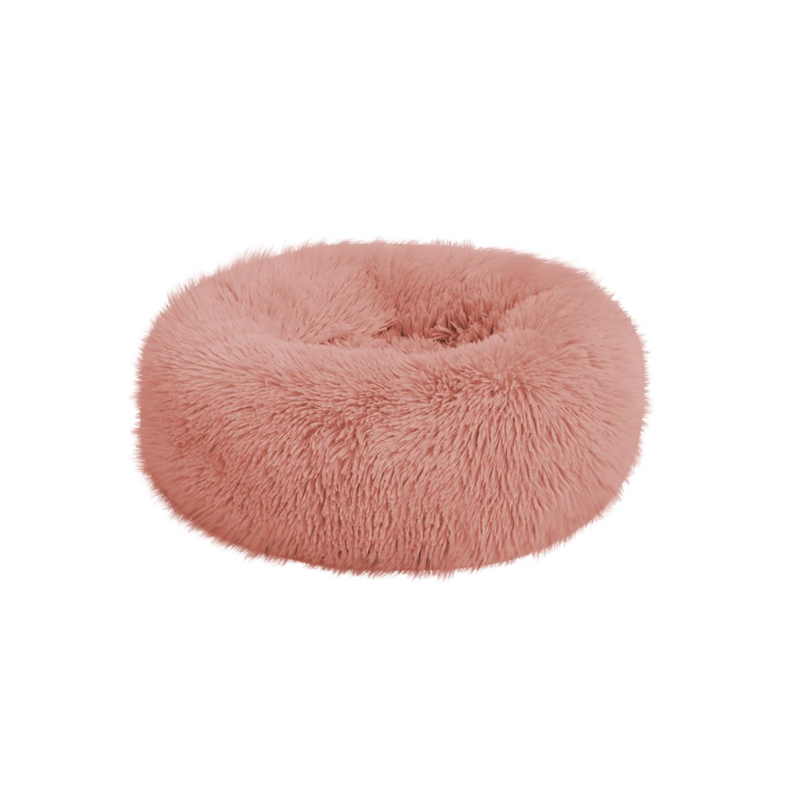 

Bed Dog Bed Round Plush Pet Bed Winter Warm Dog Mat Dog Bed Pet Supplies S розовый