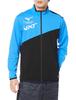 Mizuno Diva Size Slim Fit N-XT Warm-Up Jacket, Men's, Blue/Black, M, 32JC2210, Moisture-Wicking, Quick-Drying,