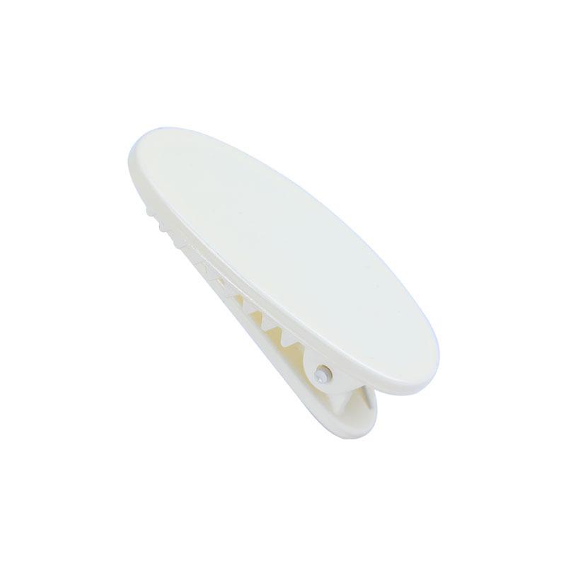 Oval Duckbill Clip Transparent Candy-colored Hair Clip Handcrafted Hair Accessory Made of Cream Glue