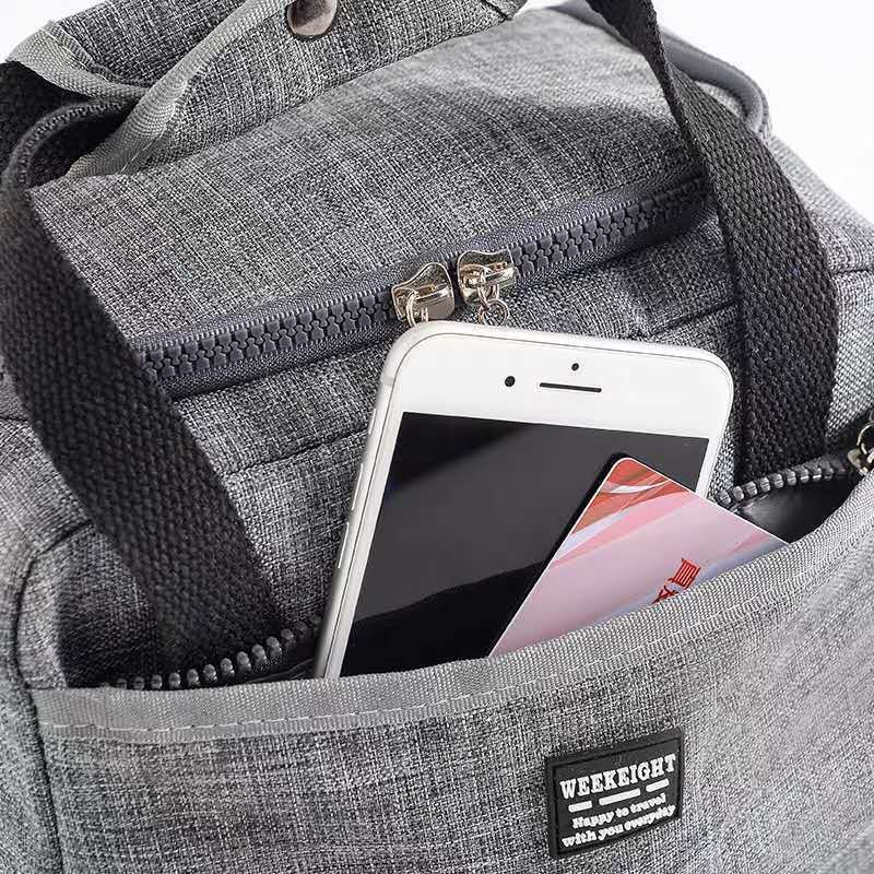 Lunch Bag Ice Bag Insulated Lunch Bag Large Capacity Multifunctional Handheld Zipper Bag Aluminum Foil Thickened Lunch Bag