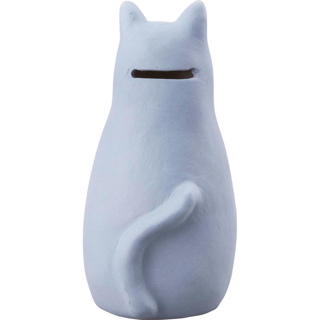 Sun Art Cute Piggy Miscellaneous Gray Interior "Cat Bank" Goods, Cat, Goods, Gift, SAN4020-3