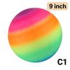 Easy to Inflate Rubber Kickball Bouncy Playground Ball for Kids Backyard School Holiday Family Fun Games
