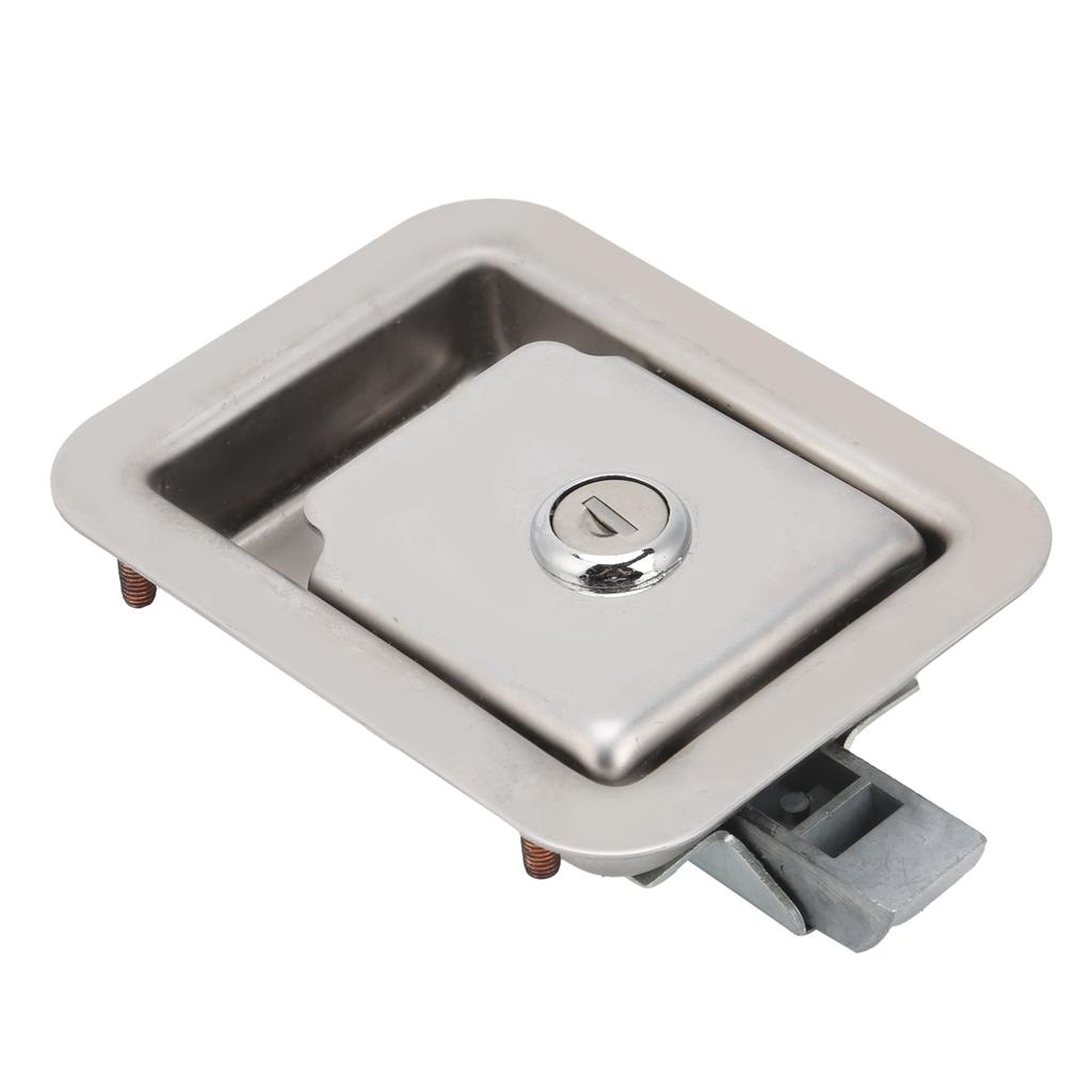 Generator-Set-Panel-Schloss aus Edelstahl mit 2 Schlüsseln, quadratisch, für Werkzeugkasten, Elektroschrank