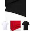 Men Women Plain T Shirts Cotton Comfortable Short Sleeves Crew Neck Top Tee
