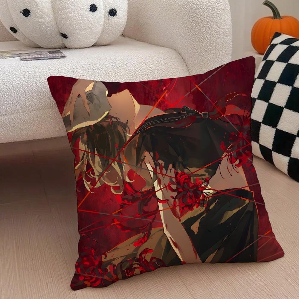 Terrible SSILENT HILL F Game Cushion Cover Throw Pillow Cover Hidden Button Durable Polyester Chair Cushion