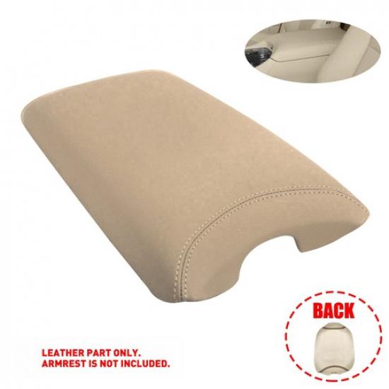 Beige Leather PU Console Center Armrest Cover Lid For Skin LS460 Lexus 2007-2016
