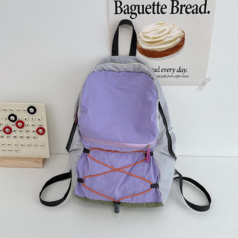 New Style Lightweight Backpack for Junior High Students - Unisex Double Shoulder Bag for Sports, Outdoor, and Mountaineering, Large Capacity.