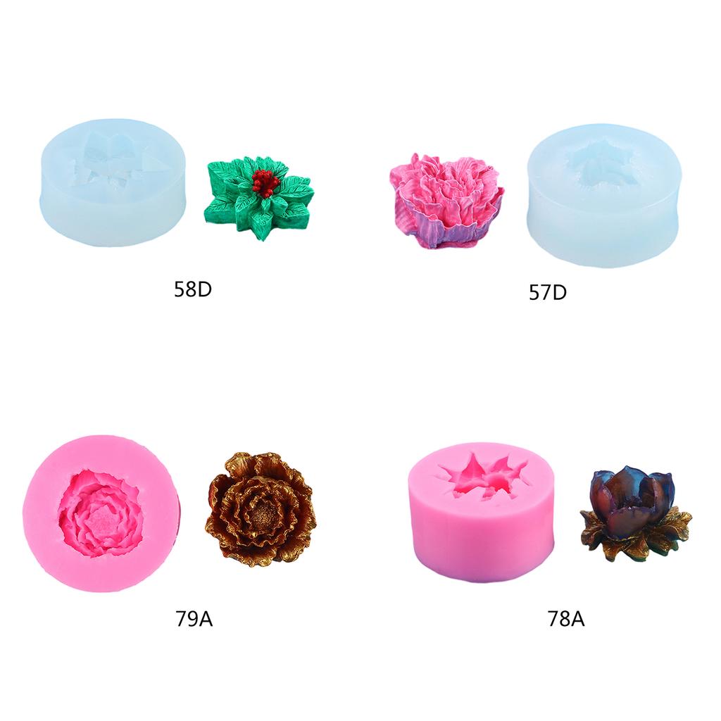 Chocolate Mold Flower Shaped Silicone Mousse Mold Pastry Baking Supplies Silicone Material Suitable for Baking Treats