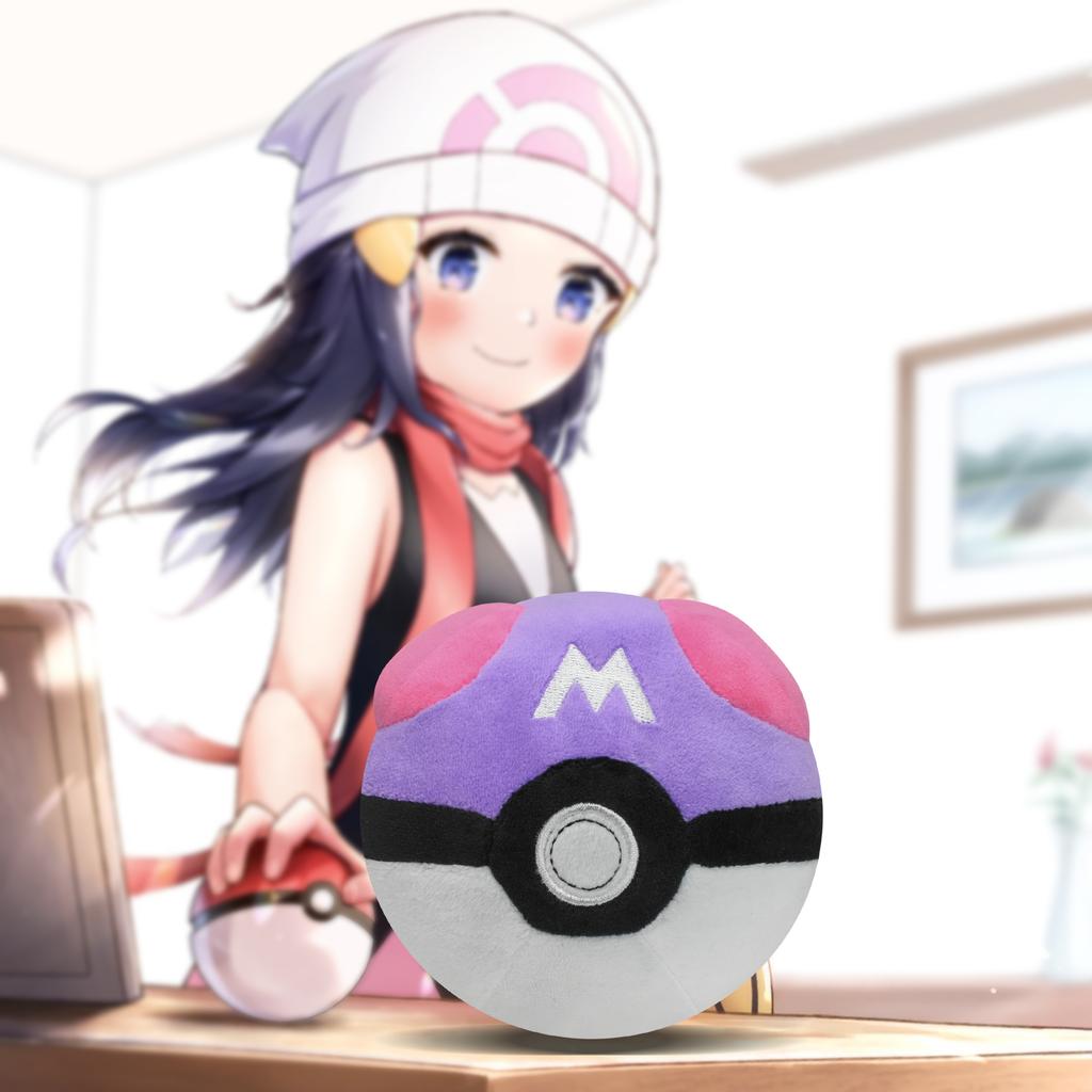 Poké Ball Stuffed Toy Plush Doll Pocket Monster Children's Toy Master Ball Great Ball Ultra Plush Pendant Kids Gifts