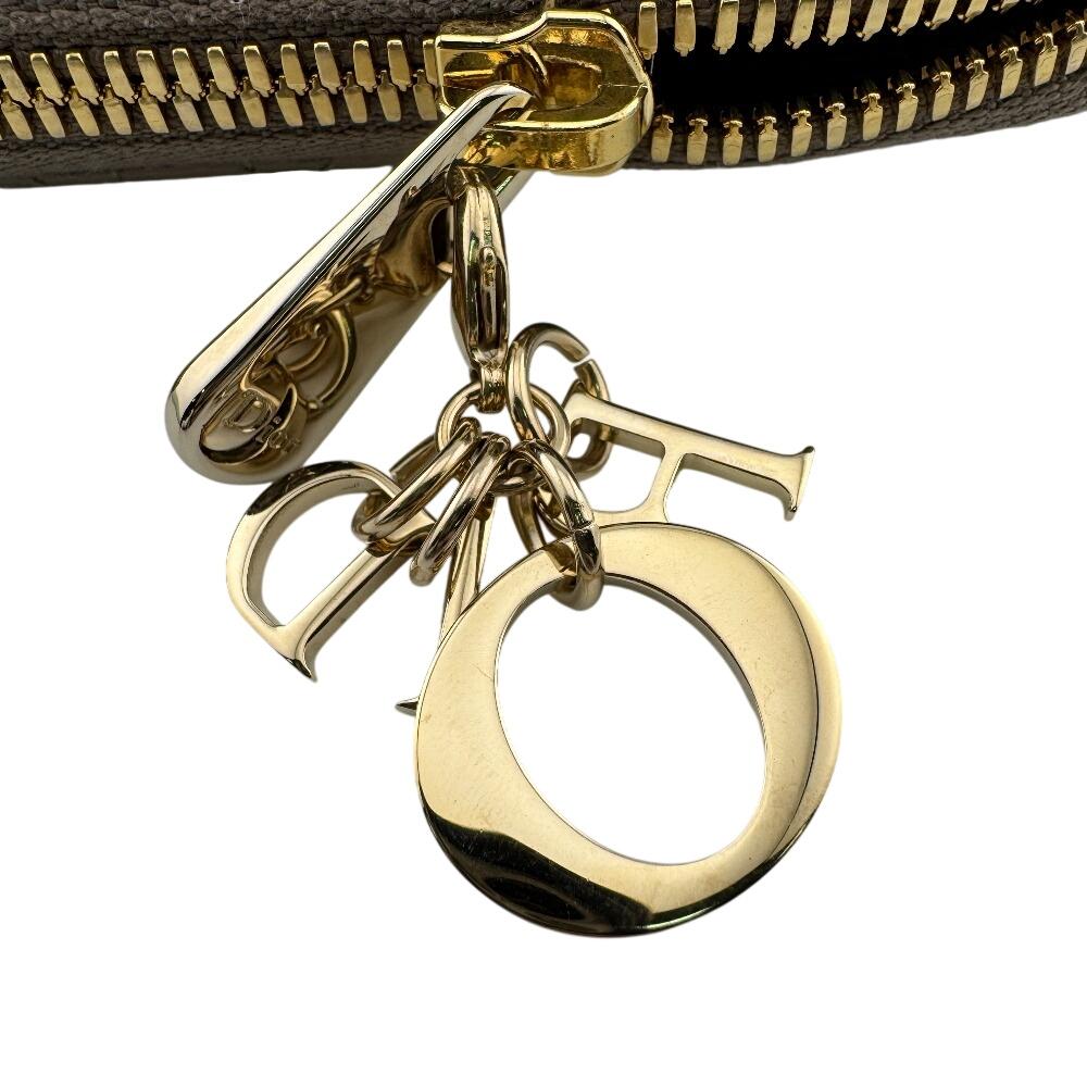 Dior Phone holder Lady Dior Canage Patent leather Lady Dior Call'in Dior Pouch beige Patent leather Used
