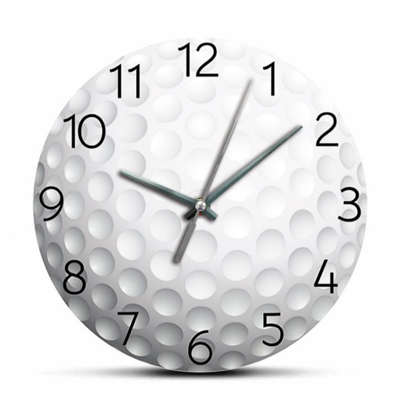 10-inch Wall Clock 2D Basketball Soccer Quartz Clock Bedroom Living Room Decor Sports Silent Clock
