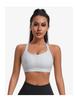 Women's Shockproof Sports Bra for Running and Yoga - Wire-Free, Side Support, Beautiful Back Design