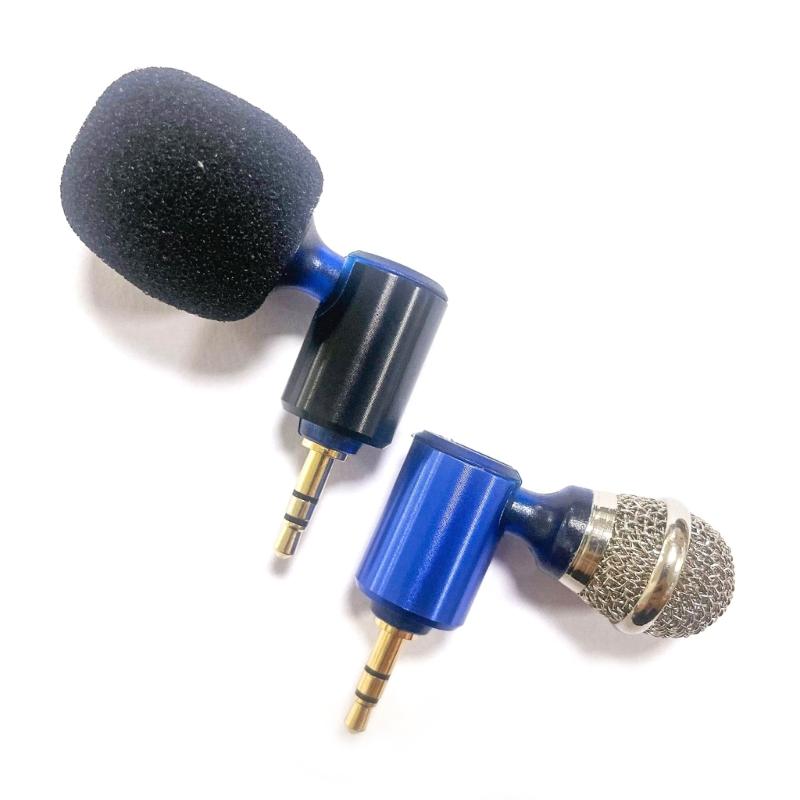 Small 3.5mm Mini Camera Microphone for Cameras Computers, Clear Sound Capture Flexible Design Adjustable Angle
