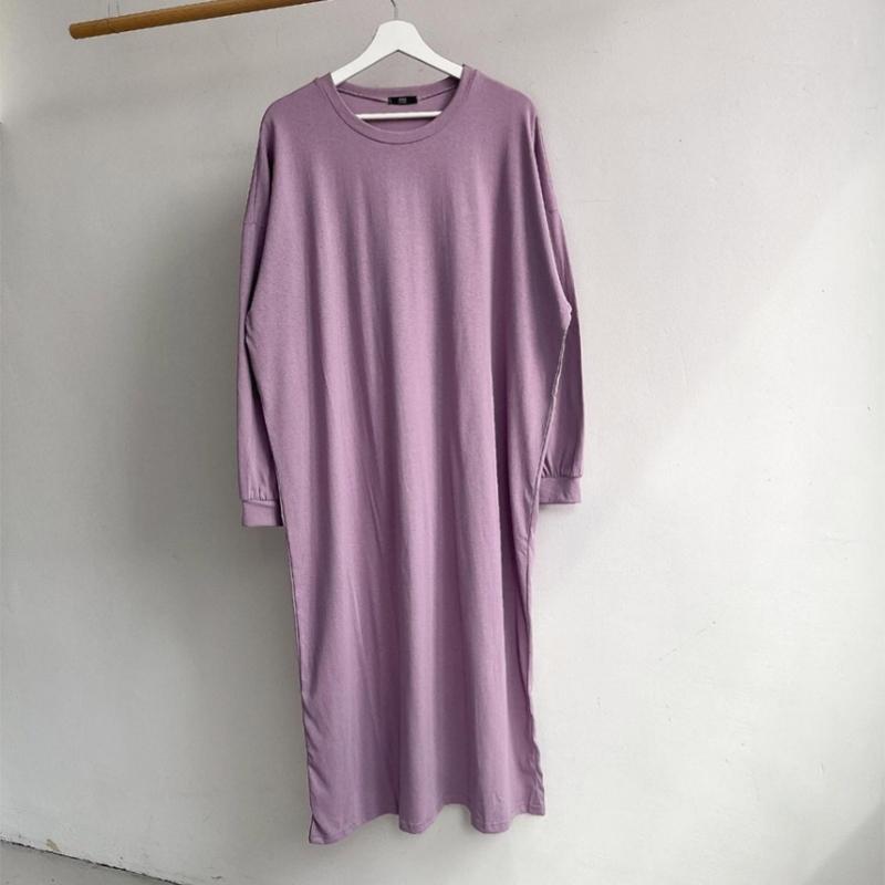 Shop Women Overfit Easywear Round Long Dress Black Ara Wdr 3085