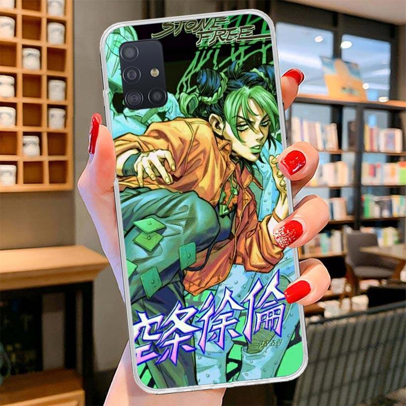 

Чехол для телефона JoJo s Bizarre Adventure Джолин Куджо для Samsung Galaxy A12 A22 A32 A52 A72 A02S Чехол для телефона Note 20 Ultra 10 S10 Samsung A22 5G
