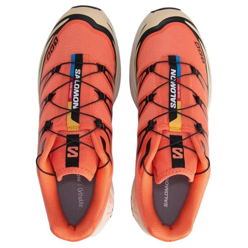 SALOMON XT-6 Living Coral Unisex Tenisky Oranžová Čierna Cementová L47445000