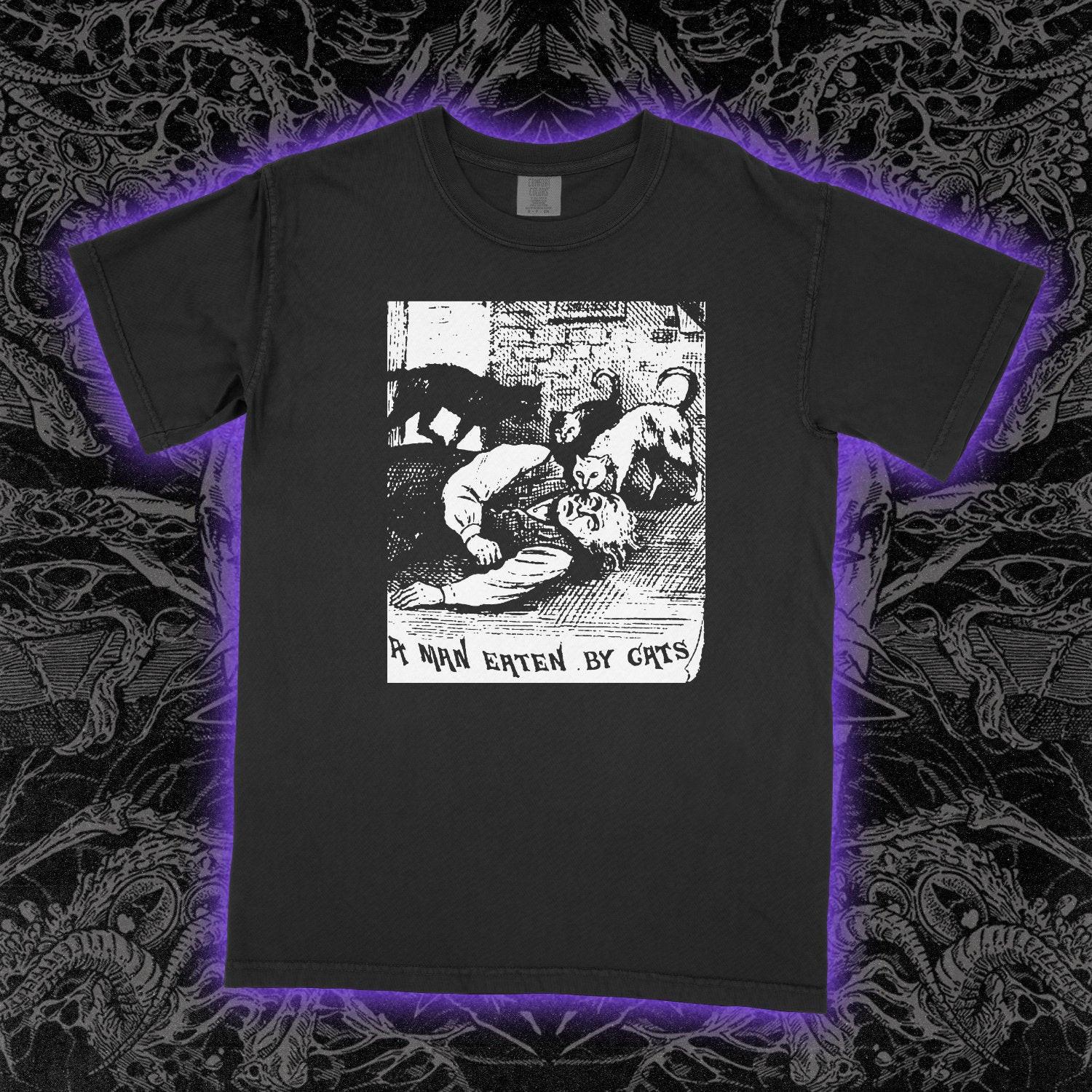 Man Eaten By Cats Tee shirt , Unisex Tee XXXXL
