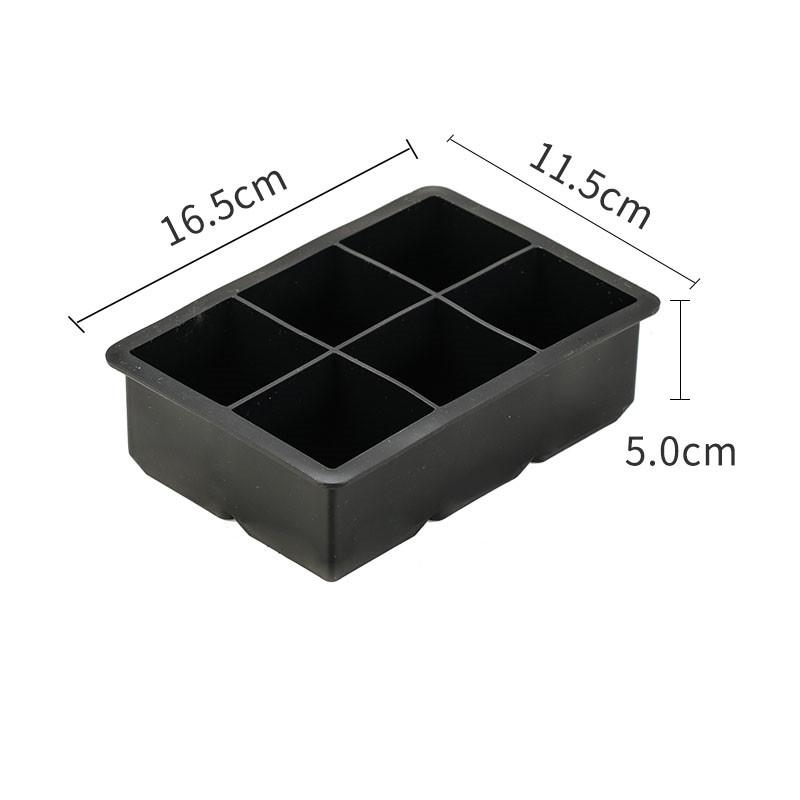 Perfect Ice Cube Silicone Cube Maker Form Cake Pudding Chocolate Molds Easy to Remove Ice Trays Fade Resistant 6