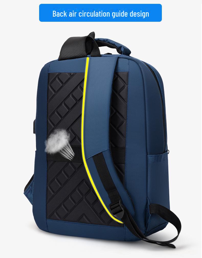 High-End Fashion Backpack: Versatile and Waterproof for Business, Travel, School, and Commuting